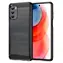 Hurtel Carbon Case czarny / Etui ochronne / Motorola Moto G Stylus 2022 / Wygląd karbonu, elastyczny