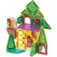 MAGNA-TILES Magnetyczny zestaw konstrukcyjny microMAGS Domek na drzewie / Zestaw podróżny / 24 elementy