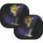Osłona przeciwsłoneczna Compass LEOPARD / Osłona przeciwsłoneczna / Przyssawki / 2 szt. / Owalna