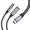 Tech-Protect UltraBoost czarny / Adapter / USB-C - gniazdo 3,5 mm + USB-C / PD 60W 6A