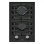 BOSCH Serie 8 PRB3A6I40 czarny / Płyta gazowa / 30 cm / 2 palniki / FlameSelect / żeliwne podstawki