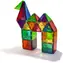 Magnetyczny zestaw konstrukcyjny MAGNA-TILES® w przezroczystych kolorach / 100 elementów