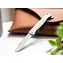 Böker PLUS Atlas Mini srebrny / Nóż kieszonkowy / Ostrze Drop Point / Stal 12C27 / 11 g