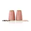 AdHoc MagTwo Rose gold / Młynek do soli i pieprzu / magnetyczny / ceramiczny mechanizm mielący / 19,5 cm