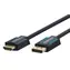 Kabel ClickTronic HQ OFC DisplayPort - HDMI / Kabel DisplayPort - HDMI / pozłacane złącza / 4K 60Hz / 3D / 10 m