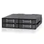 Icy Dock MB699VP-B ToughArmor czarny / Rama do dysków SSD NVMe U.2 / 4X 2,5" / do 5,25" / MiniSAS HD