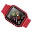 USAMS US-ZB074 czerwony / Pasek / Nylon / Apple Watch 4/5/6/7/SE 44/45 mm