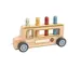 Drewniana gra strzelankowa 2KIDS TOYS Autobus szkolny / 5 elementów / od 1 roku
