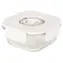 Compactor na żywność ASPIFRESH S / Szklany pojemnik próżniowy na żywność / 525 ml / 13,2 x 13,2 x 5,5 cm