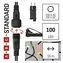 Emos D1AM01 CONNECT / Łańcuch startowy z zasilaczem / 100 LED / 10 m / wielokolorowy / IP44