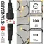 Emos D1AW02 Connect / Łańcuch świetlny / 50 LED / 5 m / IP44 / ciepła biel