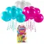 Balony imprezowe Zuru różowe, turkusowe, białe / 24 szt. / plastikowe