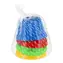 Formy okrągłe do ciasta CHEMOPLAST / 4 szt. / średnica 8 cm / plastik / 12 m+