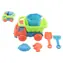 TEDDIES Samochód do piaskownicy z akcesoriami / Zestaw do piaskownicy / plastik / 16 cm / 2 kolory / od 3 lat