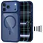 Tech-Protect MagOne MagSafe transparentne ciemnoniebieskie / Etui + szkło ochronne 2 szt. / Apple iPhone 17 Pro, 18 Pro / MagSafe