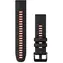 Garmin QuickFit 22 czarno-czerwony / Pasek / Silikon / 22 mm