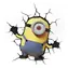 Branded Distribution Ltd. Lampa 3D Minionki Stuart / Lampa stołowa