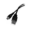 Kabel Hadex USB 2.0 A/Micro USB czarny / Kabel / 1,8 m / USB 2.0
