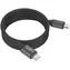 Ansmann 1700-0204 czarny / Kabel do ładowania i transmisji danych / USB-C - USB-C / Magnetyczny / 60 W / 1,2 m