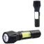 MaDe Mini lampa robocza USB czarna / Lampa robocza / 2 w 1 / Akumulator / 10,5 cm
