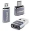 INTENSO Mix480 szary / zestaw adapterów USB / USB-C do USB-A, USB-A do USB-C, USB-C do microUSB / USB 2.0