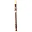 Flet prosty sopranowy AULOS 503B Symfonia / 3-częściowy / palcowanie angielskie / tworzywo sztuczne / ciemnobrązowy / 33,2 cm