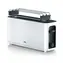 Braun PurEase HT 3110 biały / toster / 1000W / 2 szczeliny / 7 poziomów opiekania / przystawka do podgrzewania ciastek
