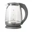 Adler AD 1286 szary / Czajnik szklany instant / 2200 W / 2 L