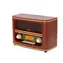 Adler AD 1187 brązowy / Radio retro / FM / Bluetooth / AUX / Stereo / LCD / 2x5W