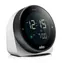 Braun BC24 biały / Cyfrowy budzik / LCD / DCF (sterowany radiowo) / 1x bateria AA