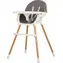CHIPOLINO Krzesło do jadalni Rio 2w1 Graphite / Nośność: 15 kg