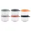 Szklane kubki do jedzenia Beaba 6x 150 ml Sunrise