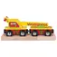 Wagon kolejowy Bigjigs z dźwigiem / od 3 lat