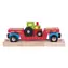 Wagon kolejowy Bigjigs z ciągnikiem + 2 tory / od 3 lat