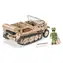 Cobi 2273 Niemiecki pojazd półgąsienicowy Sd.Kfz 10 Demag D7 / 1:35 / 283 kostki / od 7 lat