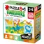 Headu EN: Puzzle 8+1 Dinozaury / od 2 lat / w oryginale EN