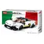 Sluban Model Bricks M38-B0957 Biały włoski samochód sportowy / Kompatybilny z Lego / Liczba figurek|sztuk: 2|276 / 8 lat