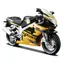 Maisto Suzuki GSX-R600 żółty / skala 1:18 / od 3 lat