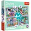 Trefl - Puzzle - Lilo&Stitch: Szalony dzień 4 w 1 / 35|48|54|70 / 28,5 x 20x5 cm / wiek 4+