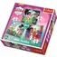 Trefl - Puzzle - Nella, księżniczka rycerzy i jej świat 3 w 1 / 20|26|50 elementów / 20 x 19,5 cm / wiek 3+