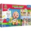 Trefl - Puzzle - Dwustronne puzzle Cocomelon: Wesołego dnia z przyjaciółmi SUPER GIANT / 15 elementów / 60 x 40 cm / wiek 2+