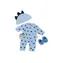 LullaBaby Kombinezon dla lalek niebieski z akcesoriami / od 2 lat