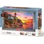 ART PUZZLE 5671 Puzzle z ramką i klejem 3w1 Piękny zachód słońca / 1000 elementów / od 15 lat