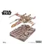 Drewniana mechaniczna układanka 3D Ugears Star Wars Luke Skywalker X-Wing Fighter