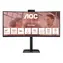 34" AOC CU34E4CW czarny / VA / 3440x1440 / 21:9 / 4 ms / 3500:1 / 350 cd-m2 / HDMI + DP + USB-C / VESA