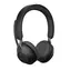 JABRA Evolve2 65 Stereo MS USB-A Czarny / Zestaw słuchawkowy stereo / Mikrofon / Bluetooth / Klucz USB-A