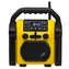 Adler AD 1911 czarno-żółty / Radio budowlane / FM / AUX / BT 5.1 / IPX54