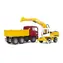 Ciężarówka Bruder 02751 MAN TGA z koparką Liebherr / 1:16 / od 3 lat
