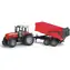 Ciągnik Bruder 02045 Massey Ferguson 7480 z samochodem / 1:16 / od 3 lat