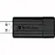 Verbatim Store 'n' Go PinStripe 8 GB, czarny / dysk Flash / USB 2.0 / odczyt: 10 MB / zapis: 4 MB